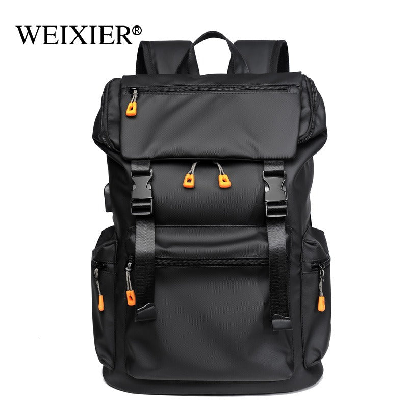 backpack-business-travel-computer1-charging-resistant Backpack Men's Business Leisure Large Capacity Travel Bag Computer Bac – Prime Trek Fitness Zipper Bags The Ultimate Guide to Color:Plumb Crazy smooth zipper