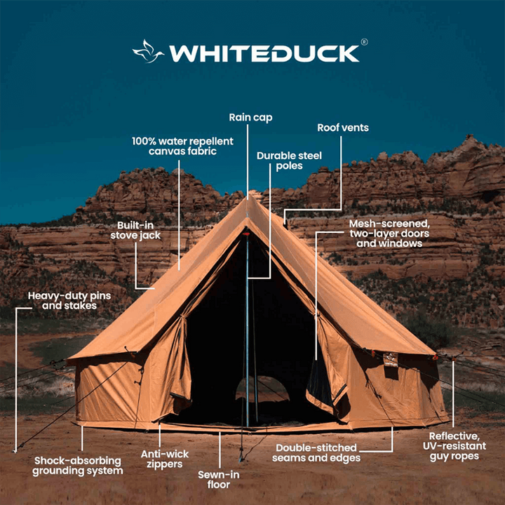 USED - 13' Regatta Bell Tent - Sandstone
