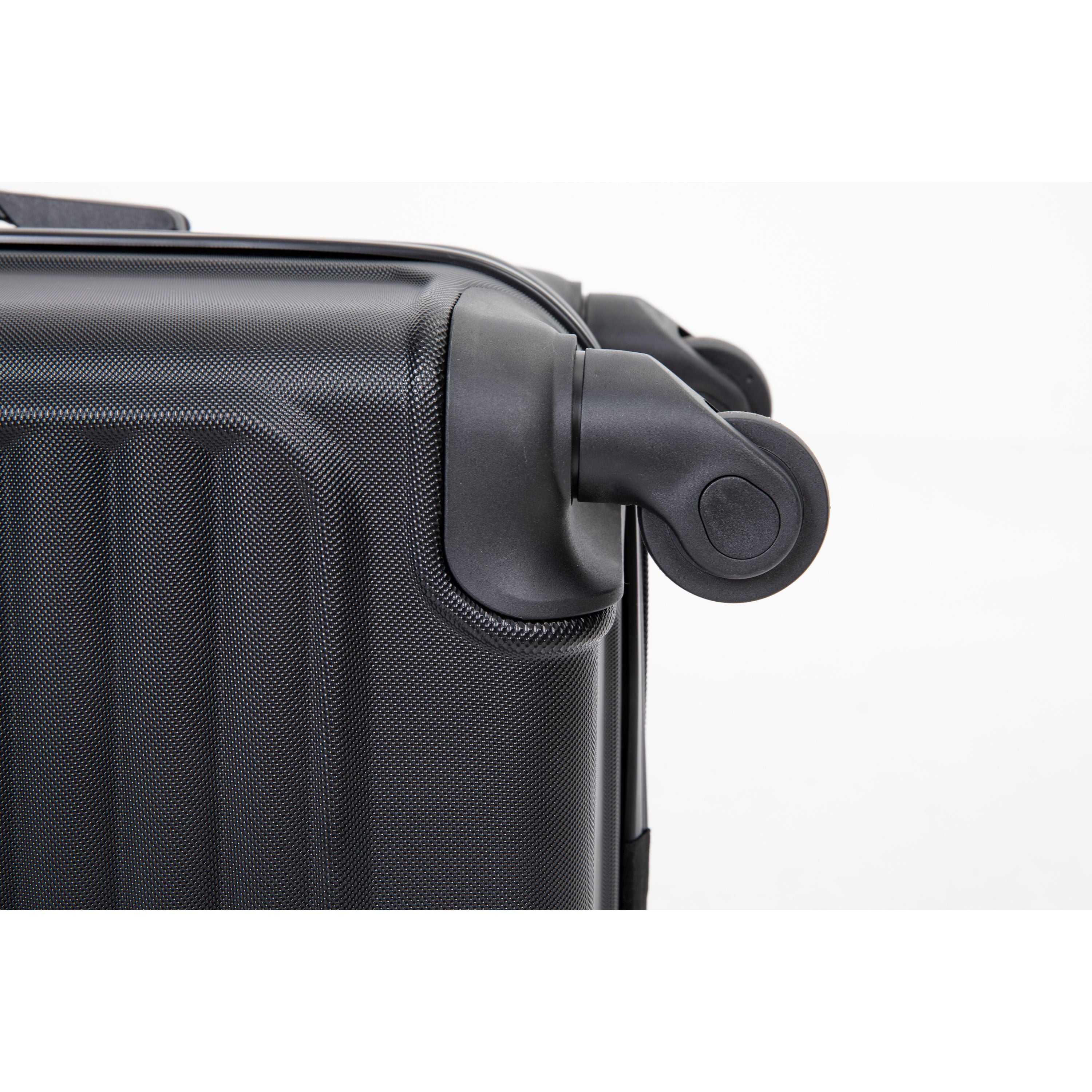 20" Carry on Luggage Lightweight Suitcase, Spinner Wheels, Black