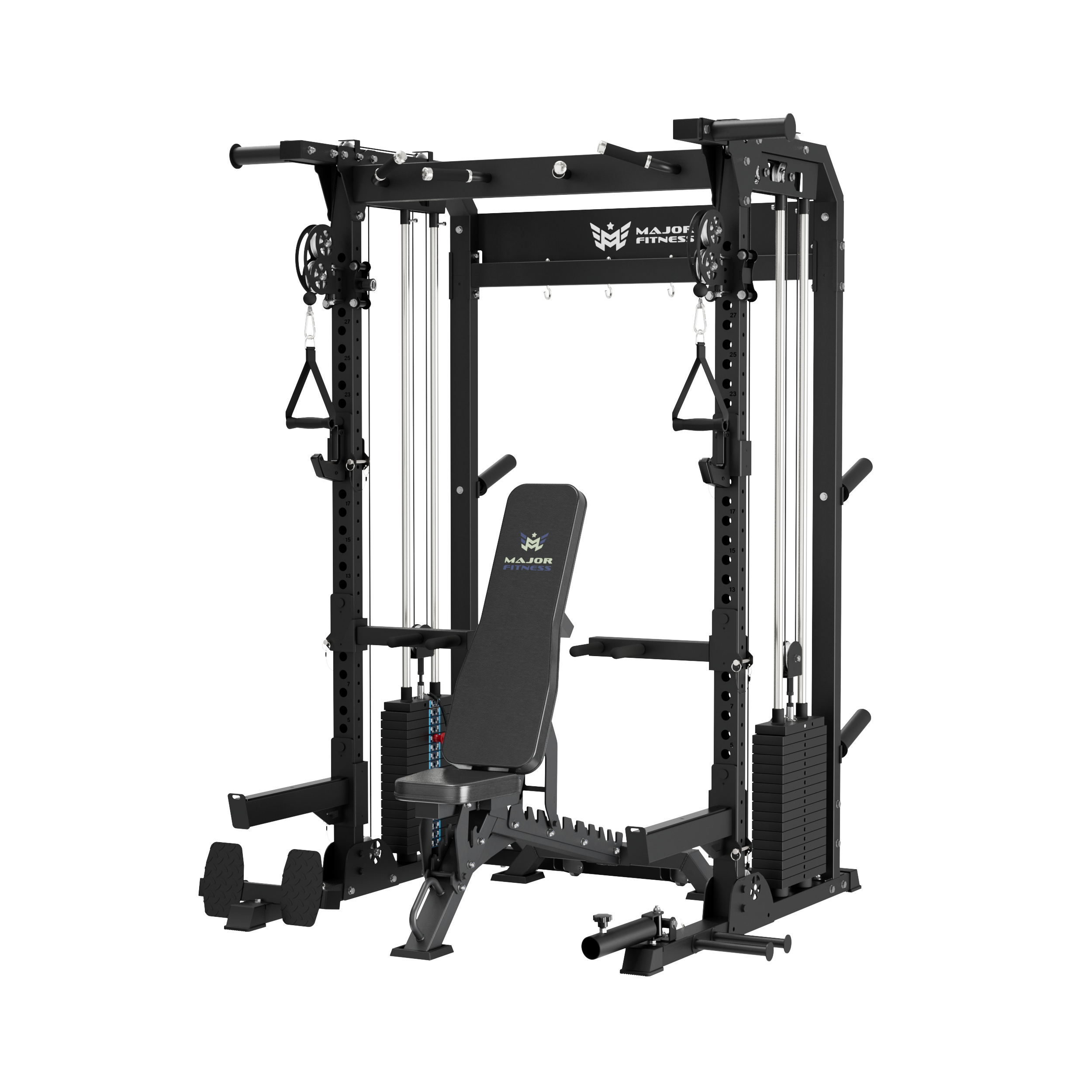 Major Fitness F22 Pro All-In-One Power Rack Home Gym  F22PRO-BK-V1