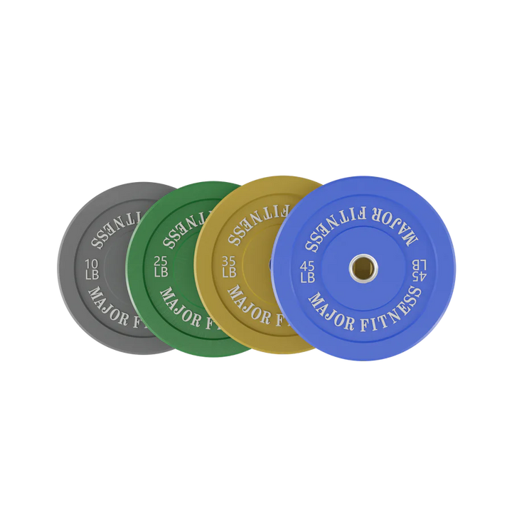 Major Fitness Low Bounce Bumper Plates Olympic Weight Plates Set SKU: OWPNT230