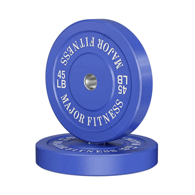 Major Fitness Low Bounce Bumper Plates Olympic Weight Plates Set SKU: OWPNT45