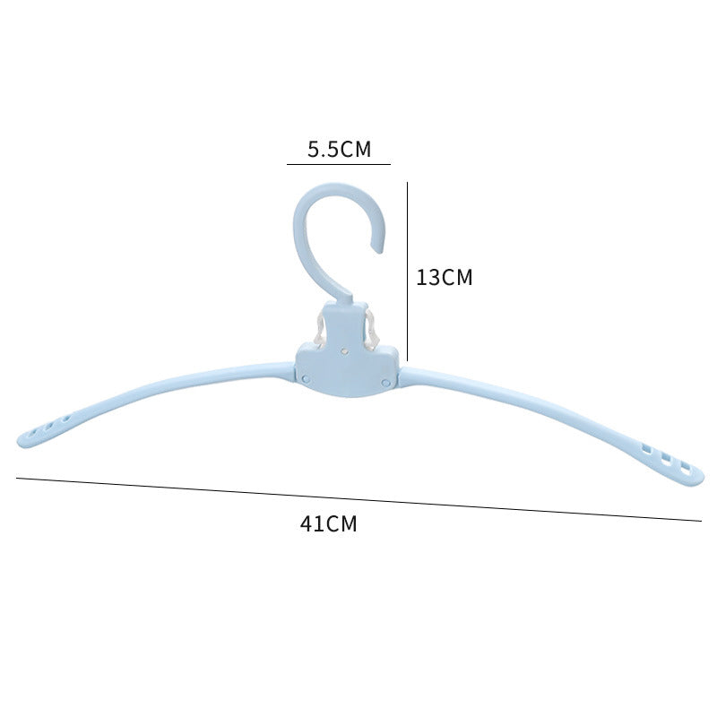Clothes Support Non-Slip Magic Plastic Foldable Clothes Hanger Travel Travel Portable Travel Clothes Drying Rack Hanger