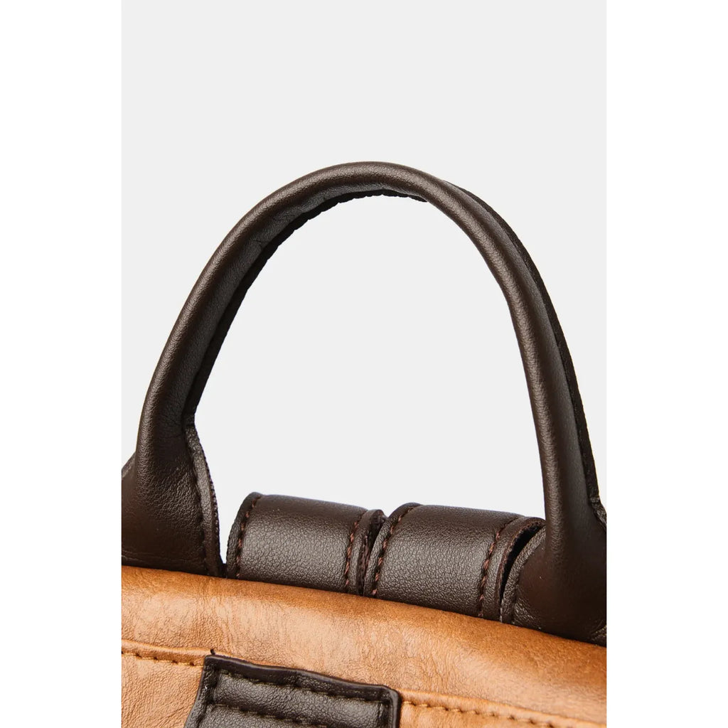 PU Leather Backpack Bag
