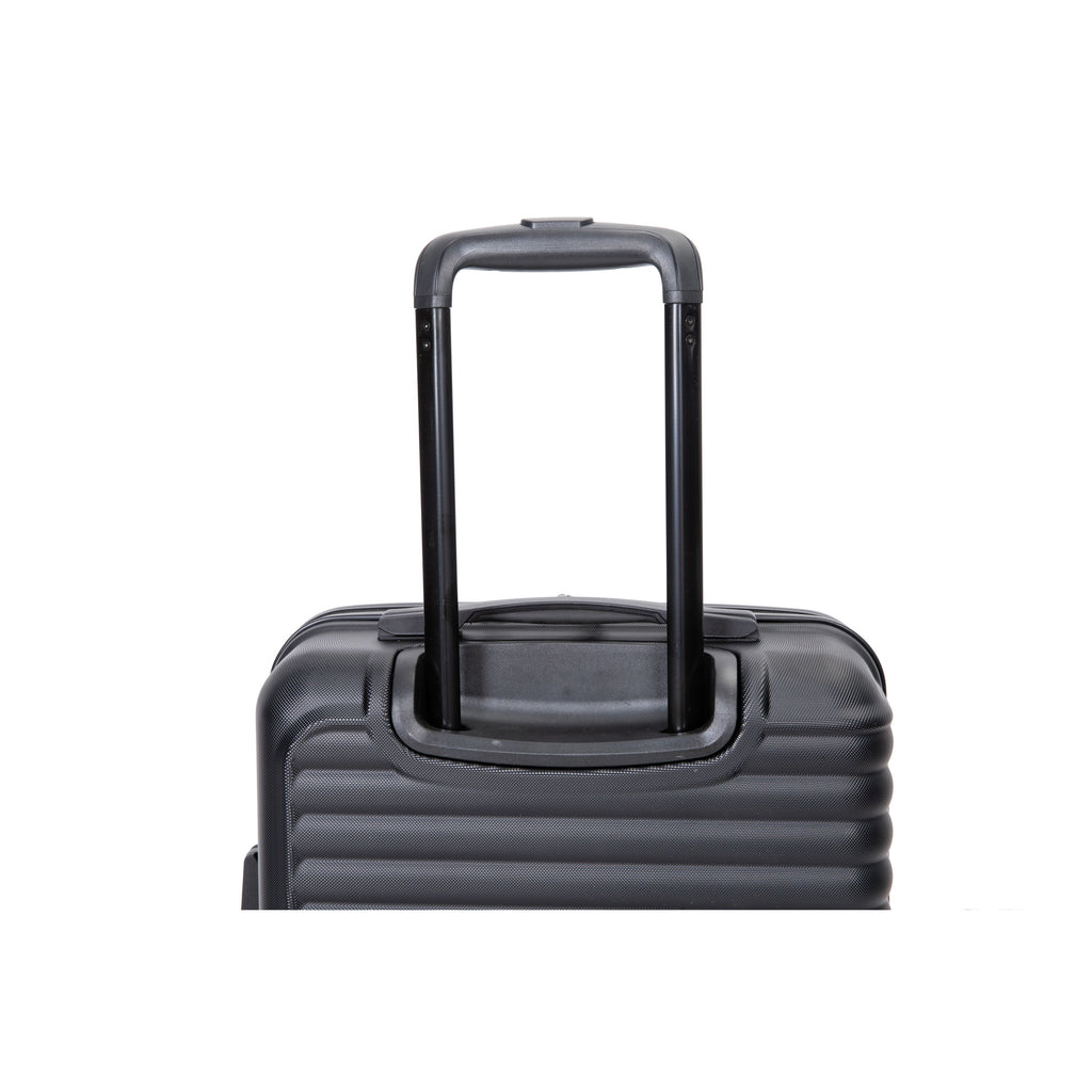 20" Carry on Luggage Lightweight Suitcase, Spinner Wheels, Black