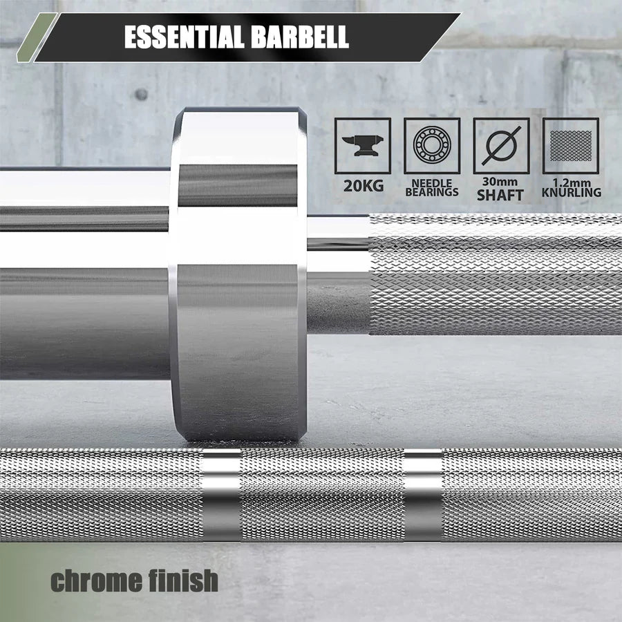 Major Fitness 7ft 20kg Home Gym Barbell SKU: 220OB2SR