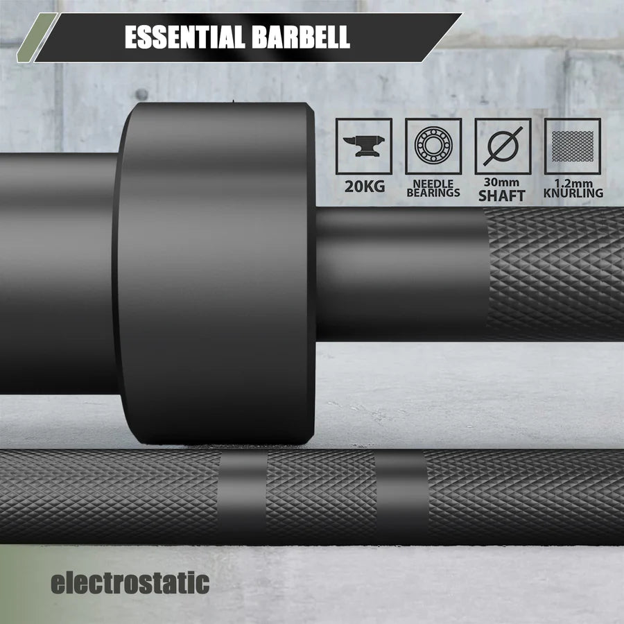 Major Fitness 7ft 20kg Home Gym Barbell SKU: 220OB2BLS