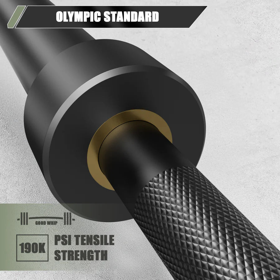 Major Fitness 7ft 20kg Home Gym Barbell SKU: 220OB2BLS