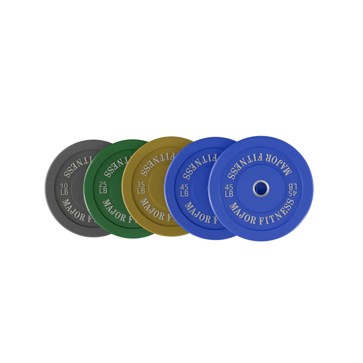 Major Fitness Low Bounce Bumper Plates Olympic Weight Plates Set SKU: OWPNT320