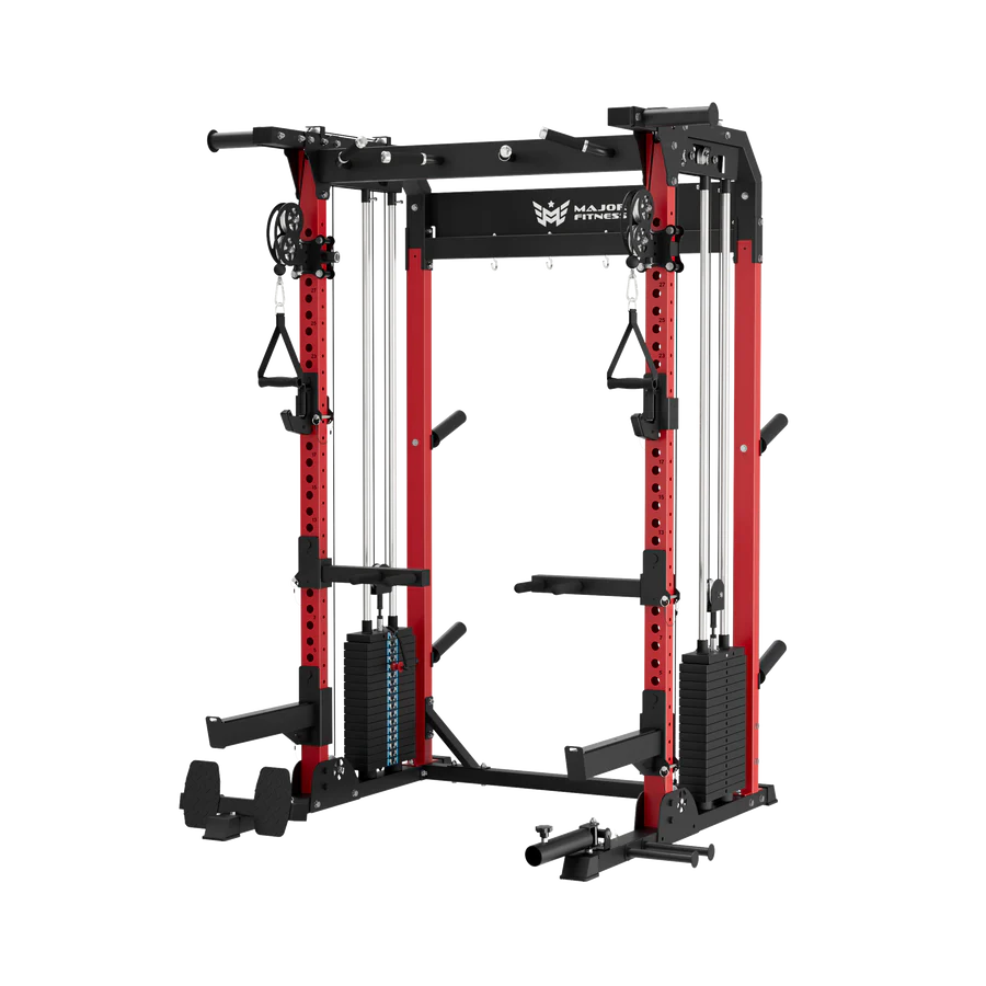 Major Fitness F22 Pro All-In-One Power Rack Home Gym SKU: F22PRO-RD-V1
