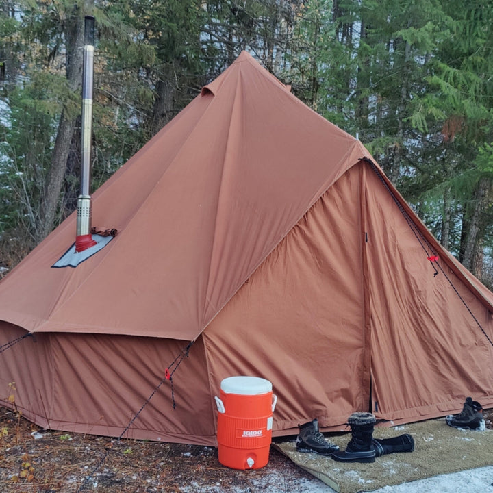 USED - 16' Regatta Bell Tent - Desert Red
