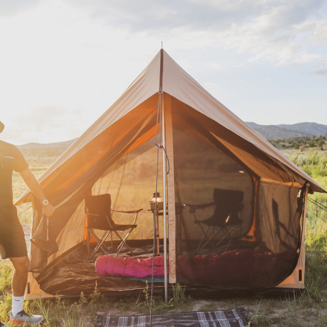 USED - Rover Scout Tent - 8'x9' Sandstone Beige