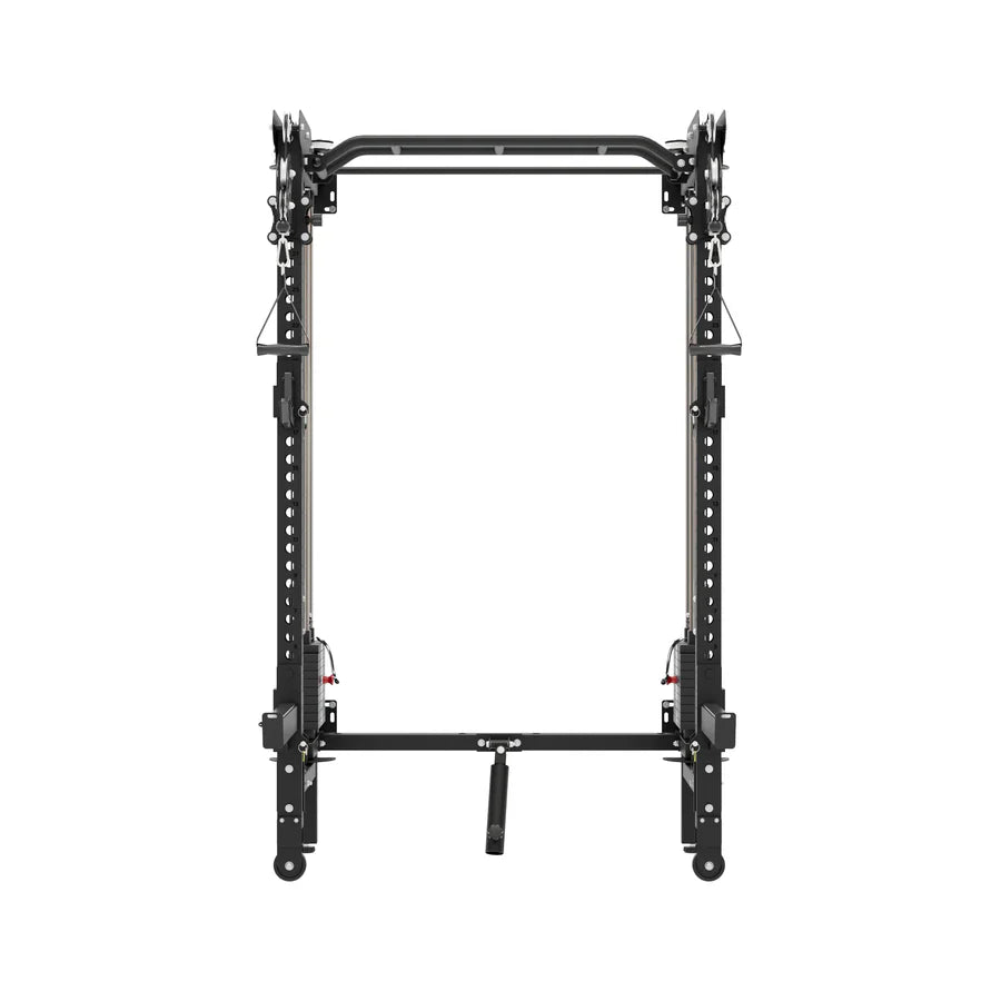 Major Fitness F35 Pro All-In-One Home Gym Wall-Mount Folding Power Rack SKU: F35PRO-BK-V1
