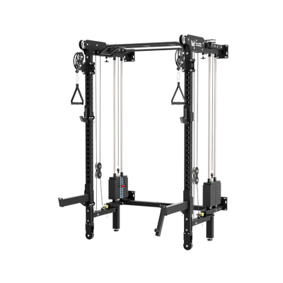 Major Fitness F35 Pro All-In-One Home Gym Wall-Mount Folding Power Rack SKU: F35PRO-BK-V1