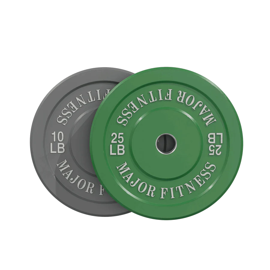 Major Fitness Low Bounce Bumper Plates Olympic Weight Plates Set SKU: OWPNT70